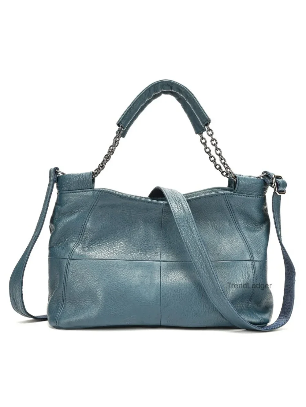 Genuine Leather Hobo Handbag Medium Shoulder Crossbody Satchel Bag